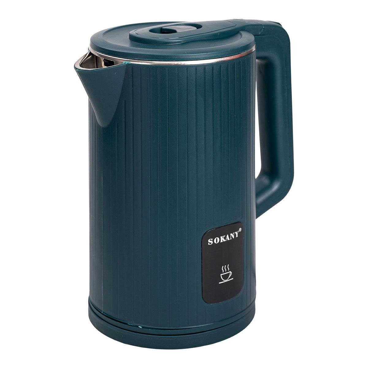 Электрочайник с автоматическим отключением Sokany дисковый бытовой 1500 Вт 2,5 л (5934)