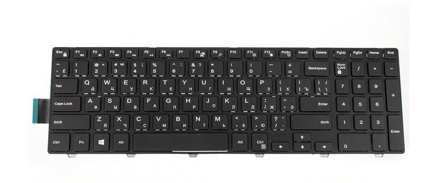 Клавиатура для ноутбука Dell Inspiron 5551 матовая (0HHC8)