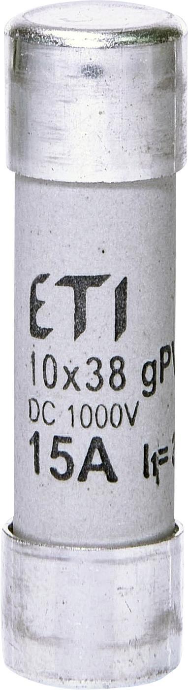 Предохранитель ETI CH 10x38 gPV 15A 1000V 30kA (2625080)