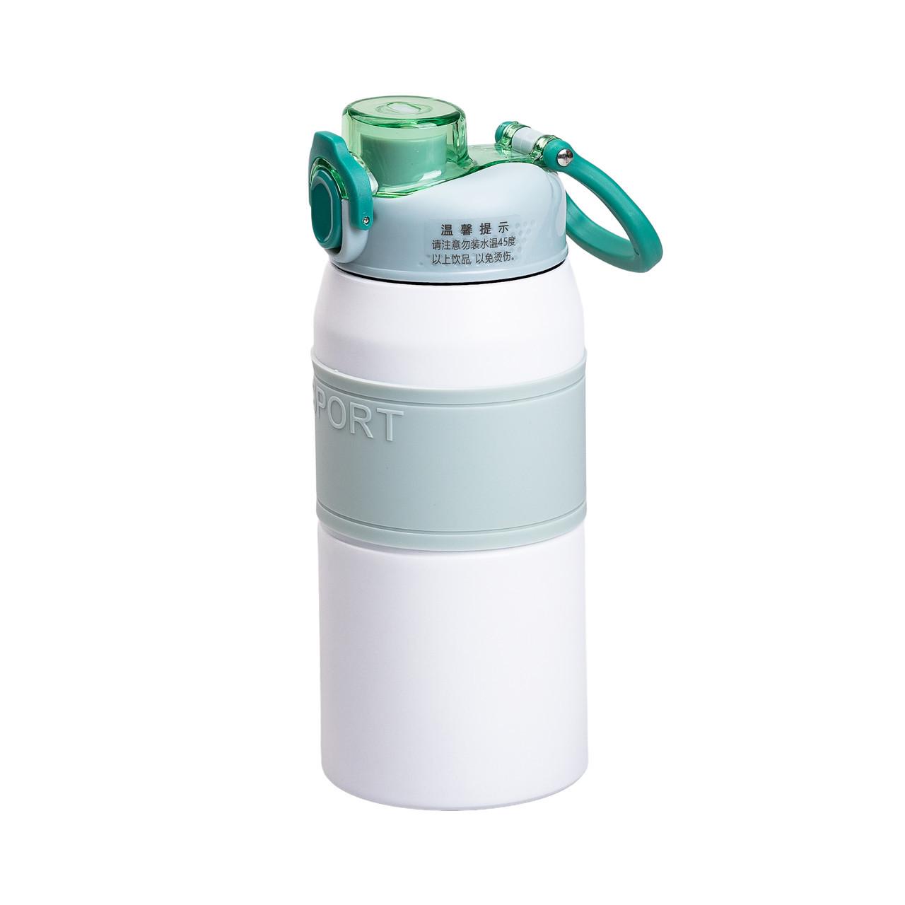 Термос Sport из нержавеющей стали 600 мл Мятный (2431236469) - фото 2