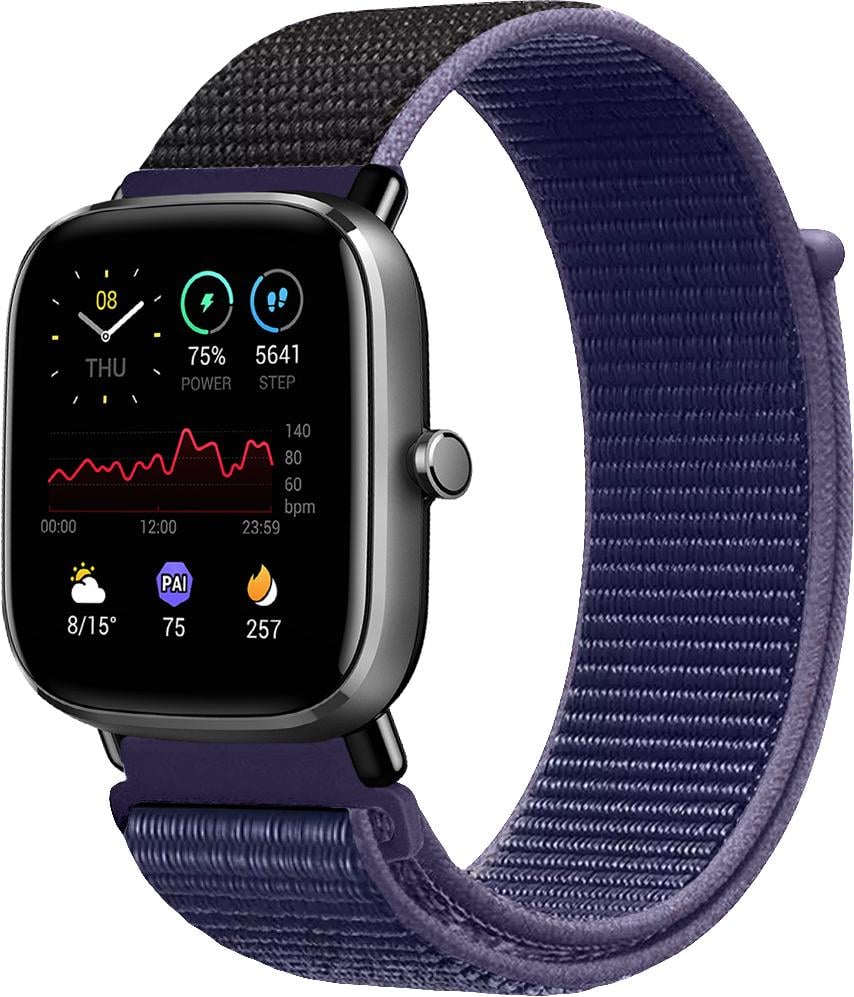 Ремешок нейлоновый Sport Loop для Amazfit GTS 2 mini Midnight Blue (14424-4D)