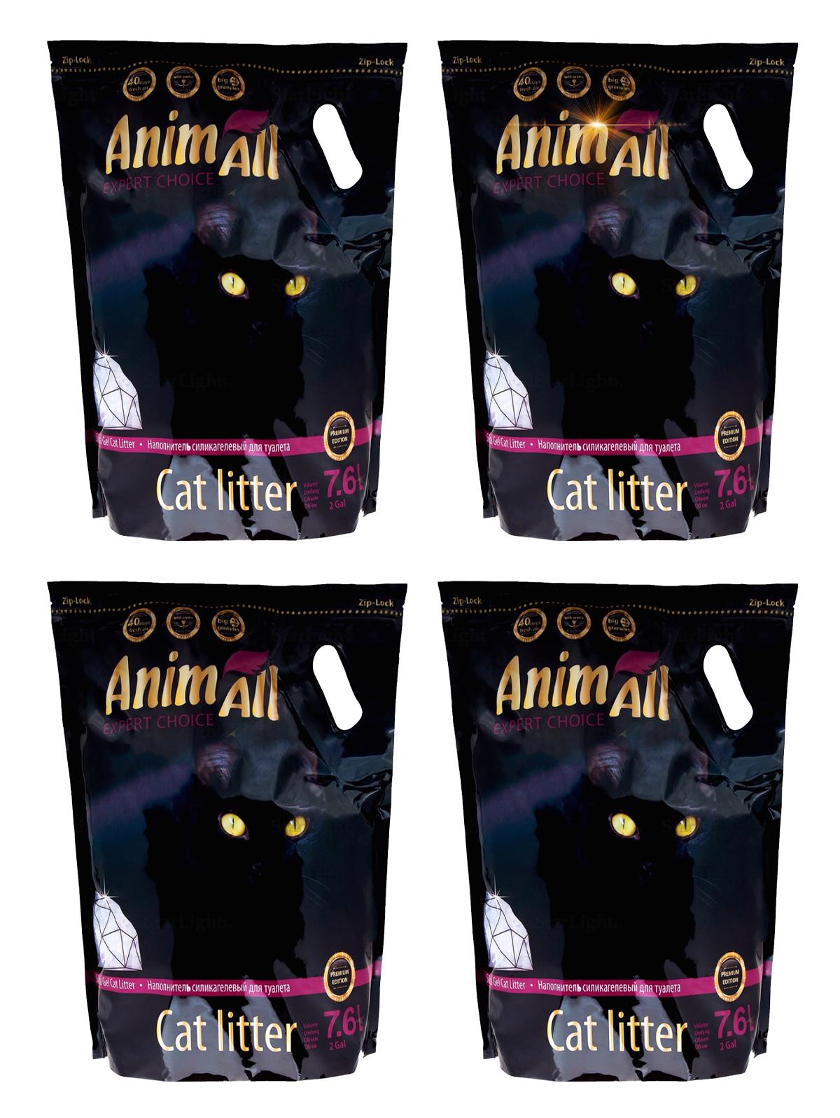 Наполнитель для котов AnimAll Deluxe cиликагелевый 7,6 л 4 шт. (345211744)