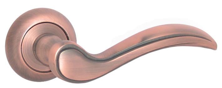 Ручки дверные Fortezi AF-58214 Античная медь