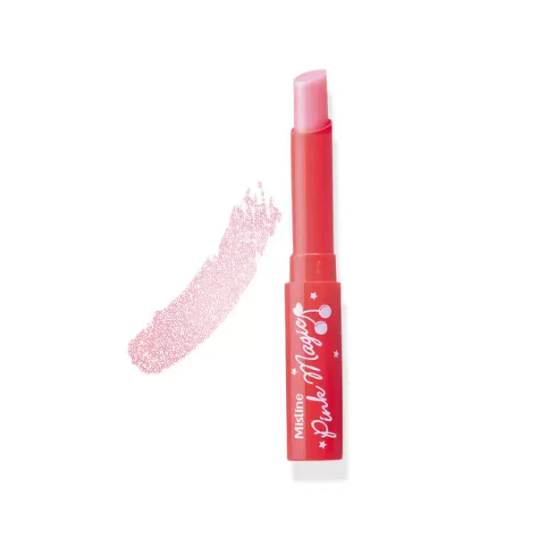 Бальзам для губ Mistine Pink Magic с оттенком витаминами С и Е и ароматом вишни 1,5 г (8859178743316)