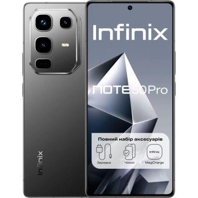 Мобільний телефон Infinix Note 50 Pro 12/256Gb Shadow Black (4894947068355)
