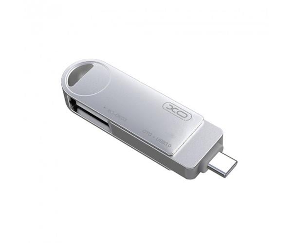 Флешка USB Xo DK03 32 Gb Type-C/USB 3.0 Steel