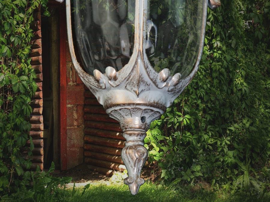 Садовый светильник Благородный Белый/Патина (DJ004-S-W1 WH) - фото 2 Садовый светильник Благородный Белый/Патина (DJ004-S-W1 WH) - фото 2