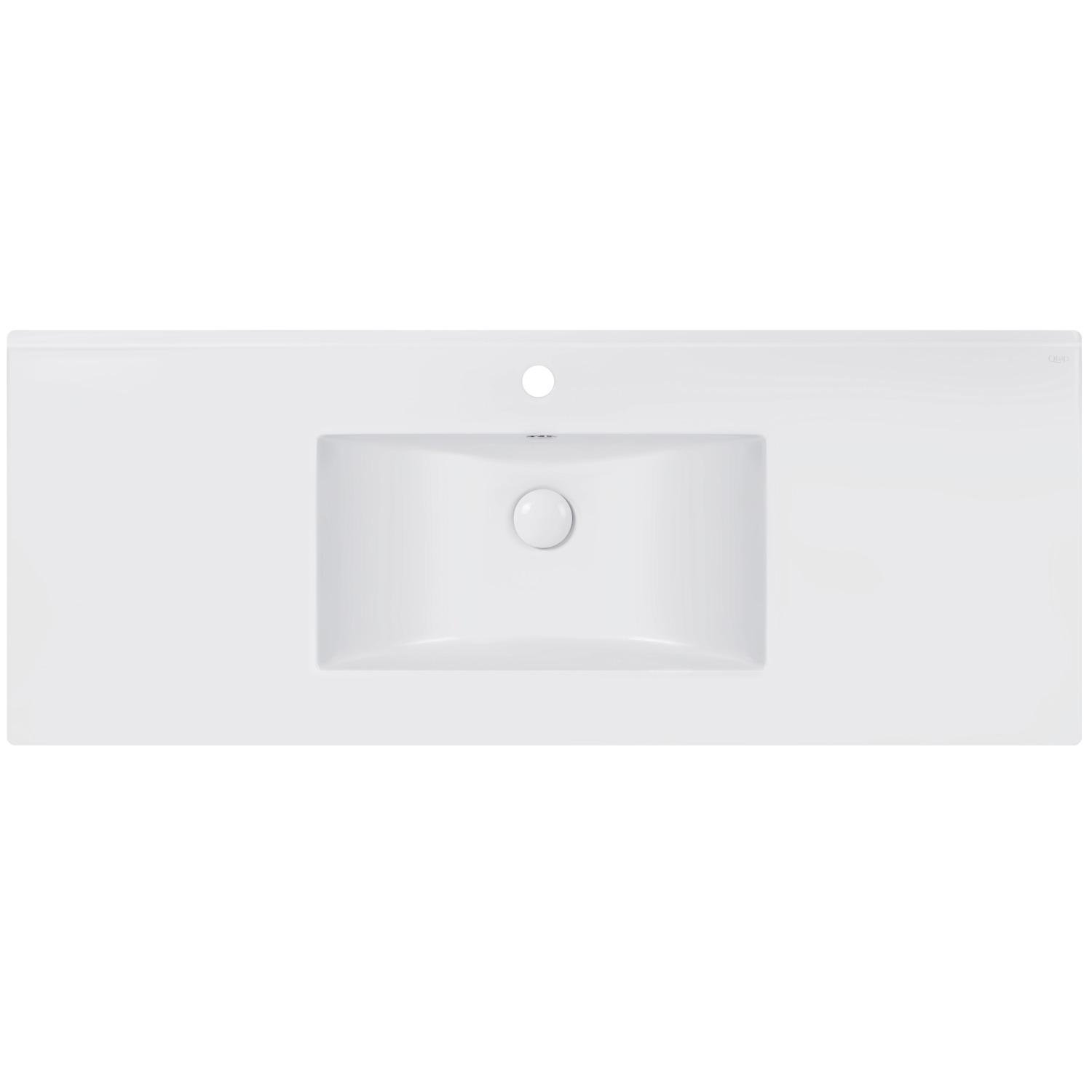 Умывальник врезной Q-tap Albatross E QT01119120EW 1215x470x170 мм Белый (115767)