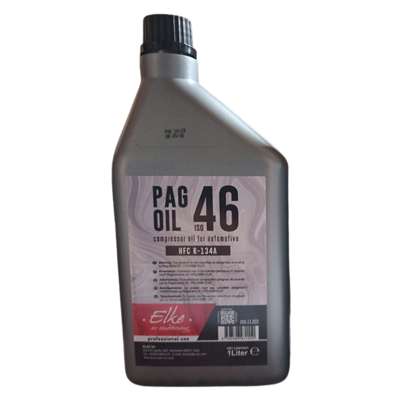 Масло PAG 46 ELKE для автокондиционеров средняя вязкость 1 л Масло PAG 46 ELKE для автокондиционеров средняя вязкость 1 л
