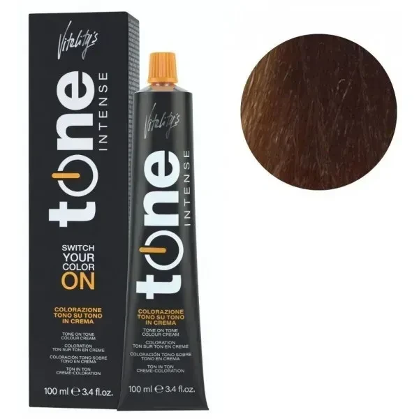 Крем-краска для волос тонирующая безамиачная Tone Intense Vitality's 7/3 Золотистый блондин 100 мл Крем-краска для волос тонирующая безамиачная Tone Intense Vitality's 7/3 Золотистый блондин 100 мл
