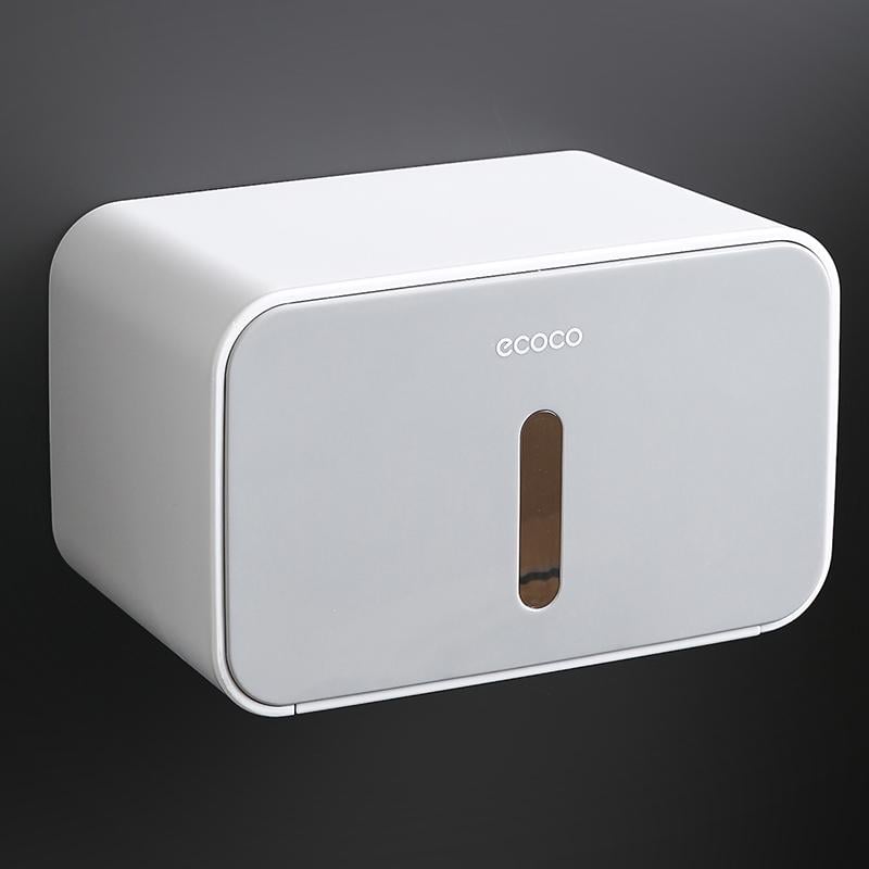 ᐉ Держатель-бокс для туалетной бумаги ECOCO E1903 Gray • Купить в Киеве ...