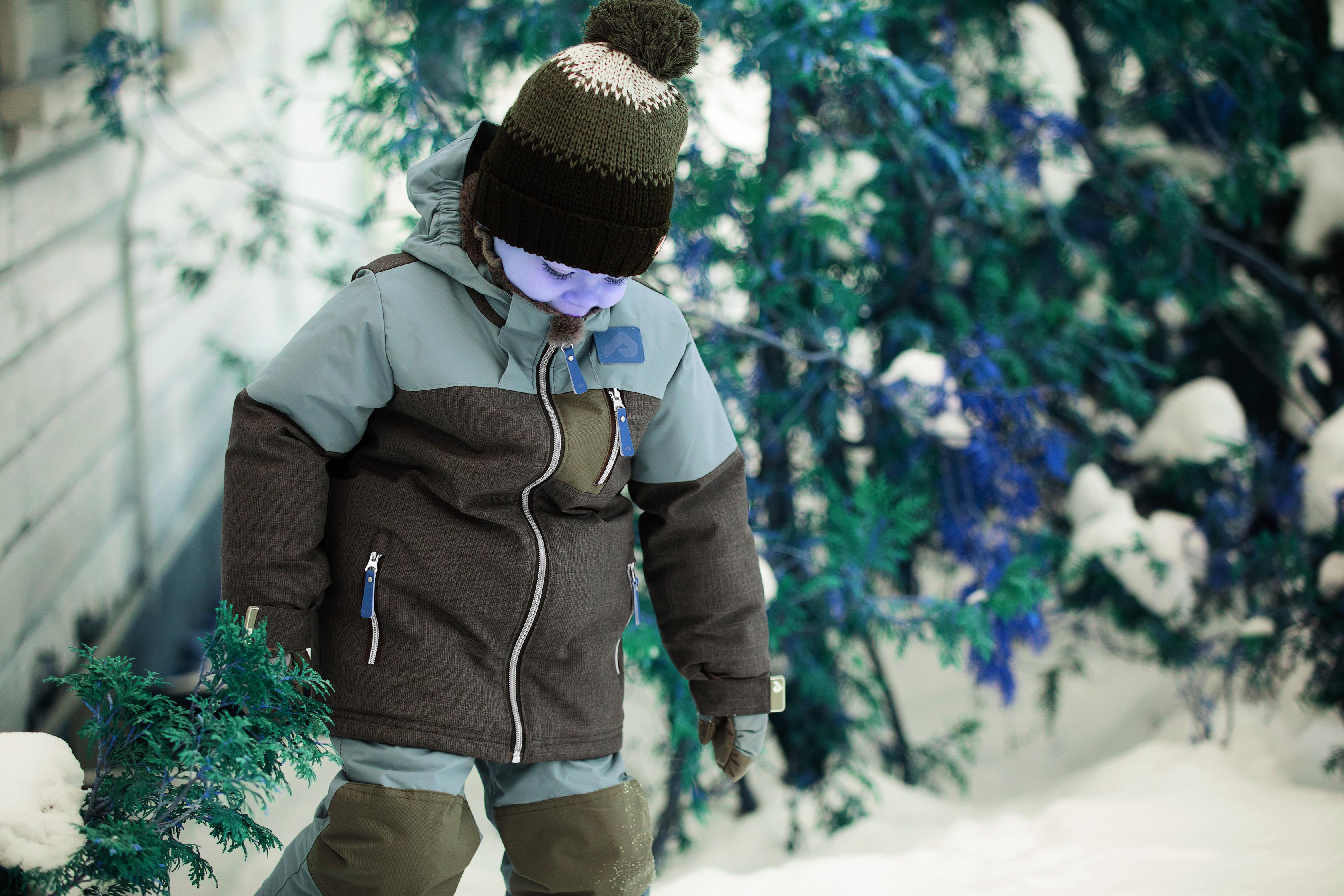 Комплект зимний Perlim pinpin 110 см Темно-серый/бежевый (VH281A-О) - фото 2 Комплект зимний Perlim pinpin 110 см Темно-серый/бежевый (VH281A-О) - фото 2