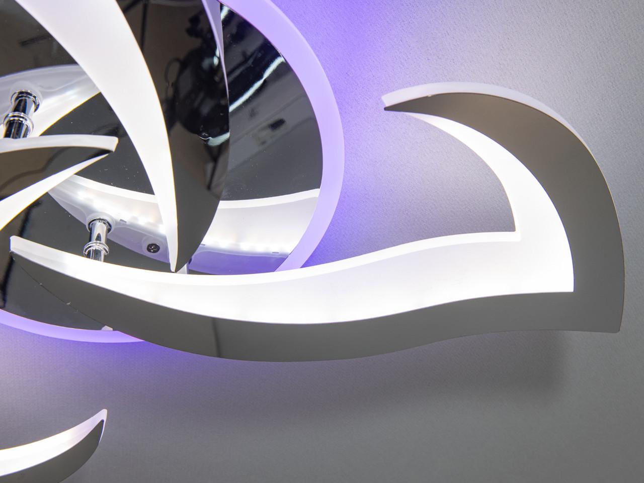 Люстра потолочная LED 8146-3HR-LS с димером 45W на 8 м2 Хром (2489048166) - фото 5 Люстра потолочная LED 8146-3HR-LS с димером 45W на 8 м2 Хром (2489048166) - фото 5