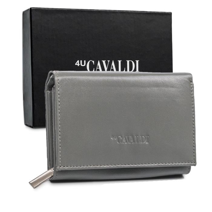 Кошелек женский кожаный 4U CAVALDI RD-02-GCL-7000 Серый