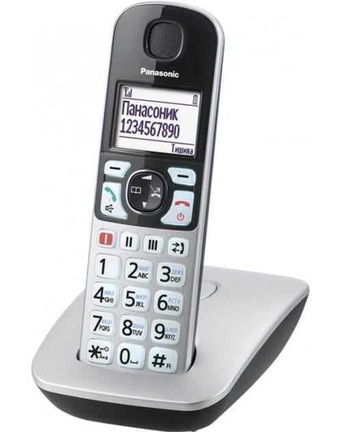 Радіотелефон Panasonic KX-TGE510RUS Сріблястий (10440882)