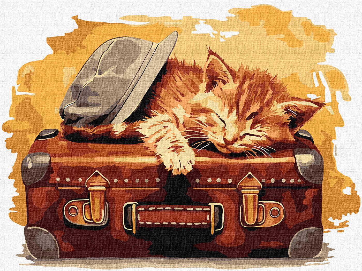 Картина по номерам Идейка Готов к путешествию 30x40 см (KHO6613)