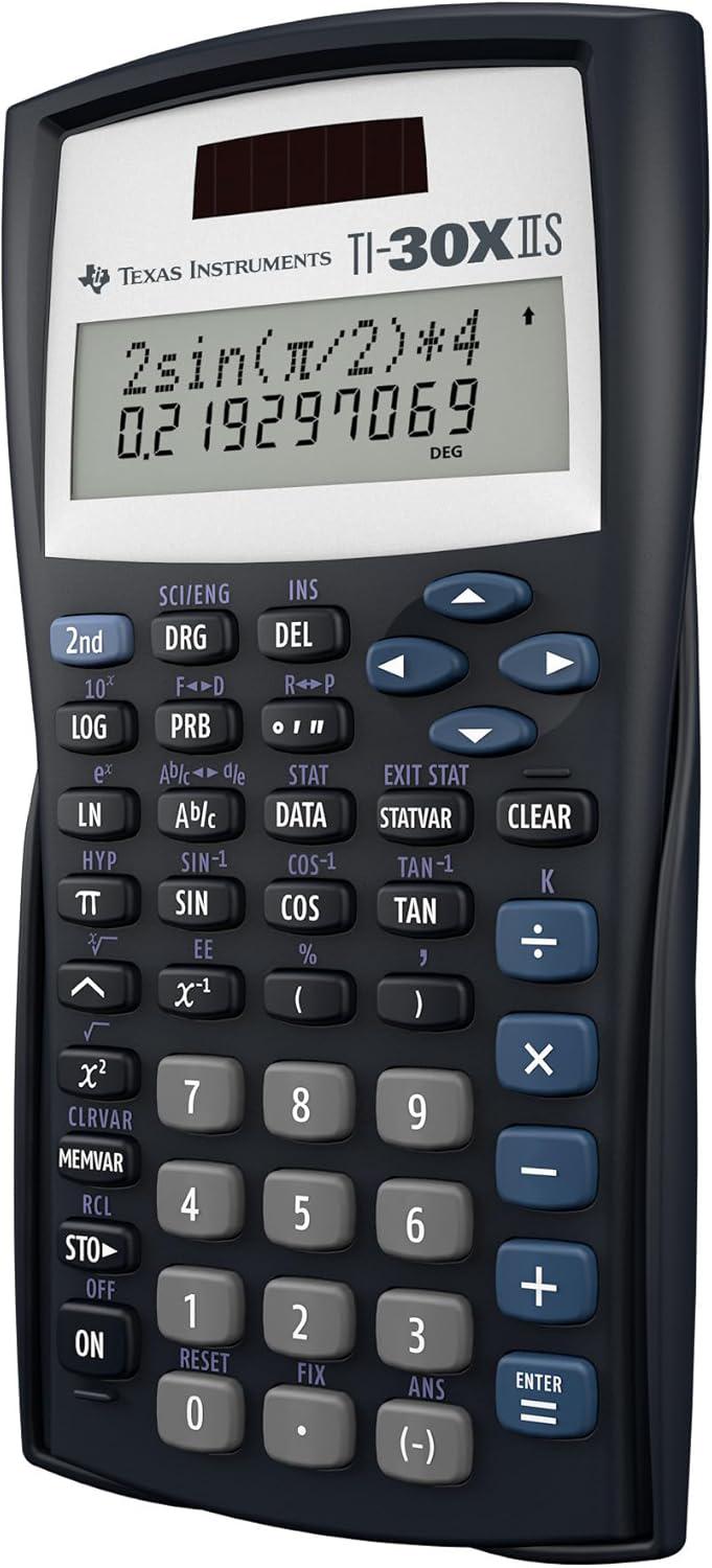 Калькулятор научный Texas Instruments TI-30XIIS Scientific Calculator - фото 3 Калькулятор научный Texas Instruments TI-30XIIS Scientific Calculator - фото 3