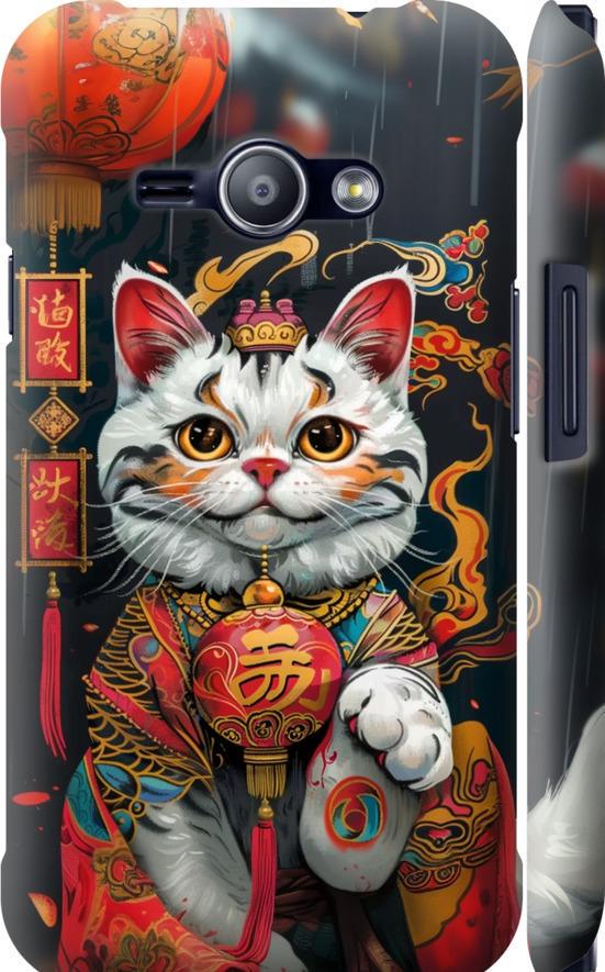 Чехол на Samsung Galaxy J1 Ace J110H China Cat v2 (6135m-215-42517)