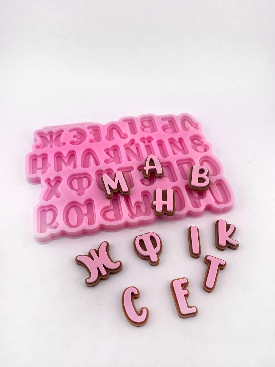 Молд силиконовый Алфавит двухслойный украинский (11428)