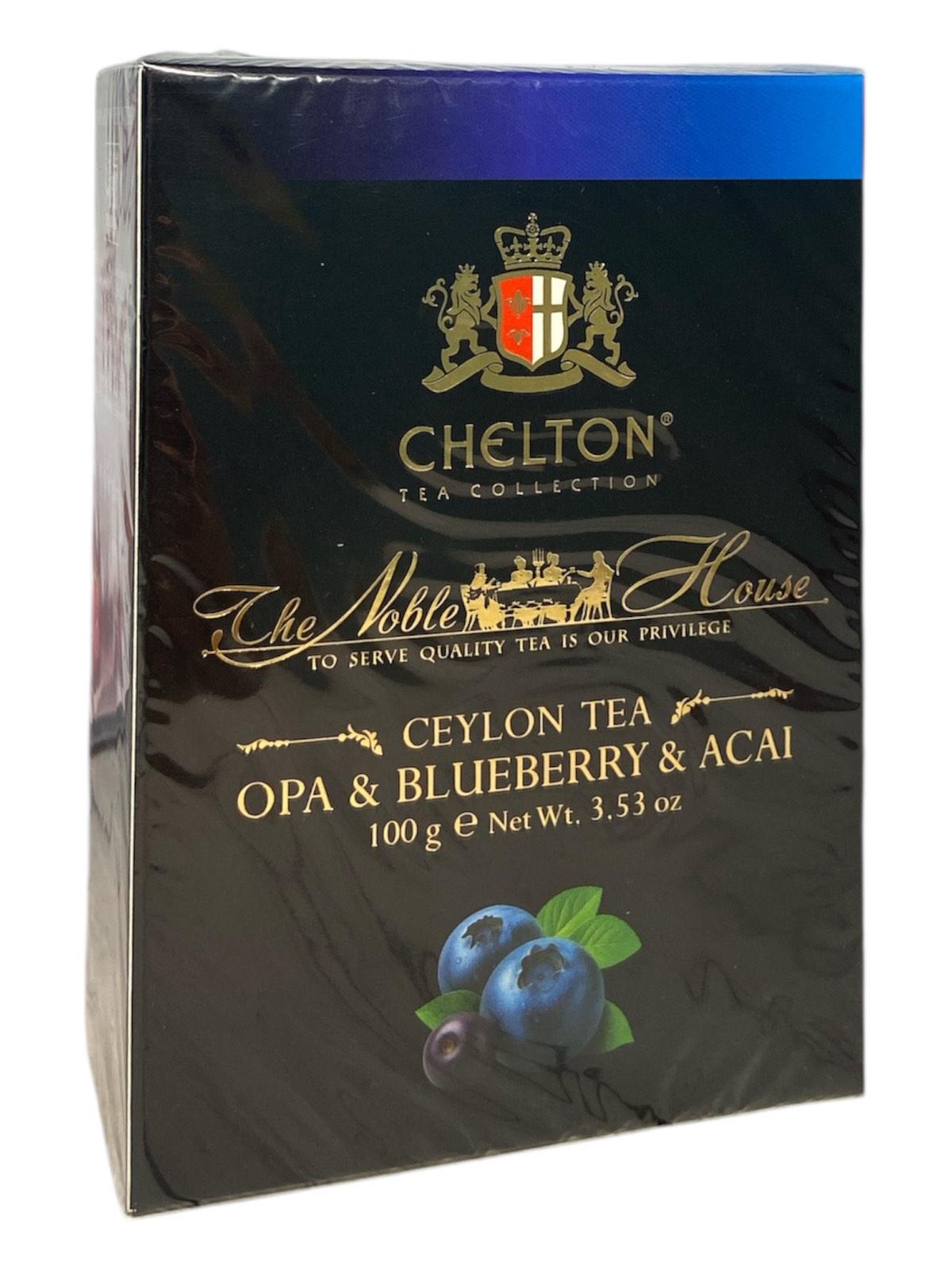 Чай Chelton Благородний дім OPA Blueberry&Acai з чорницею та асаї 100г (60950)