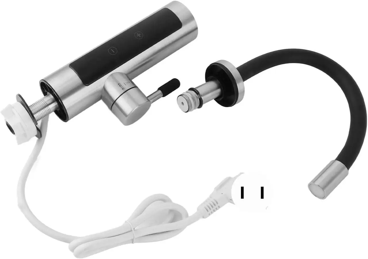 Проточный водонагреватель PY-010-1 гибкий кран с экраном металл (29197747) - фото 9