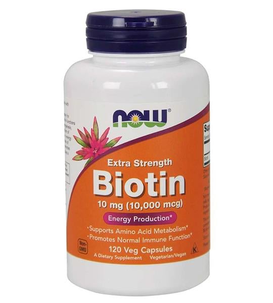 Біотин Now Foods Biotin 10000 мкг 120 капс. (22629607)