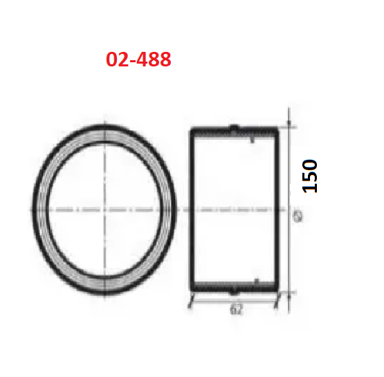 Соединитель AirRoxy круглый d 150 мм (02-488) - фото 2 Соединитель AirRoxy круглый d 150 мм (02-488) - фото 2