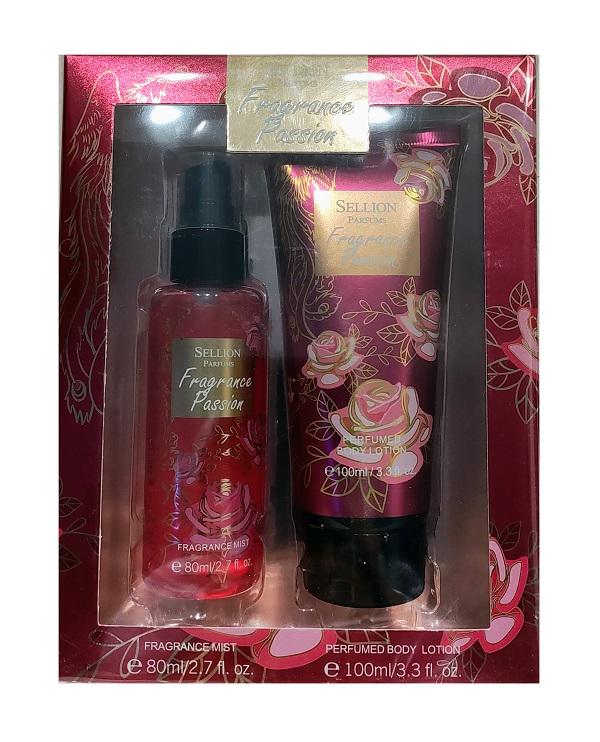 Набір для жінок Fragrance Passion парфумована вода 80 мл/лосьйон для тіла 100 мл (REF903)