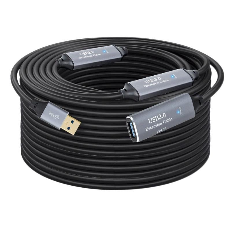 Кабель-подовжувач USB3.0 AM/AF Active з трьома активними підсилювачами сигналу 20 м (USB30Activ-20m1) Кабель-подовжувач USB3.0 AM/AF Active з трьома активними підсилювачами сигналу 20 м (USB30Activ-20m1)