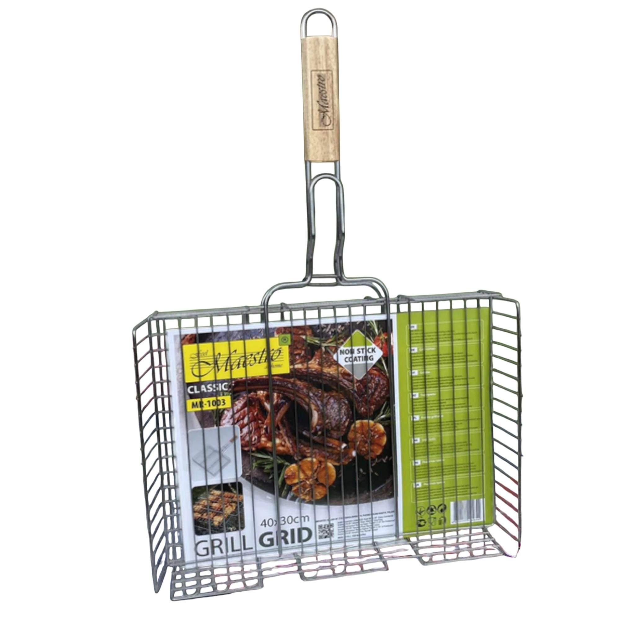 Грати-гриль Maestro MR-1003 антипригарне покриття 40x30 см (G_MR1003)