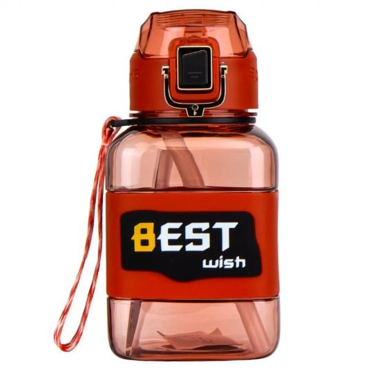 Бутылка для спорта Elisey Best wish 850 мл Помаранчевый (9110-006)