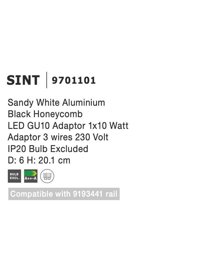 Прожектор трековый Nova Luce Sint (9701101) - фото 6 Прожектор трековый Nova Luce Sint (9701101) - фото 6