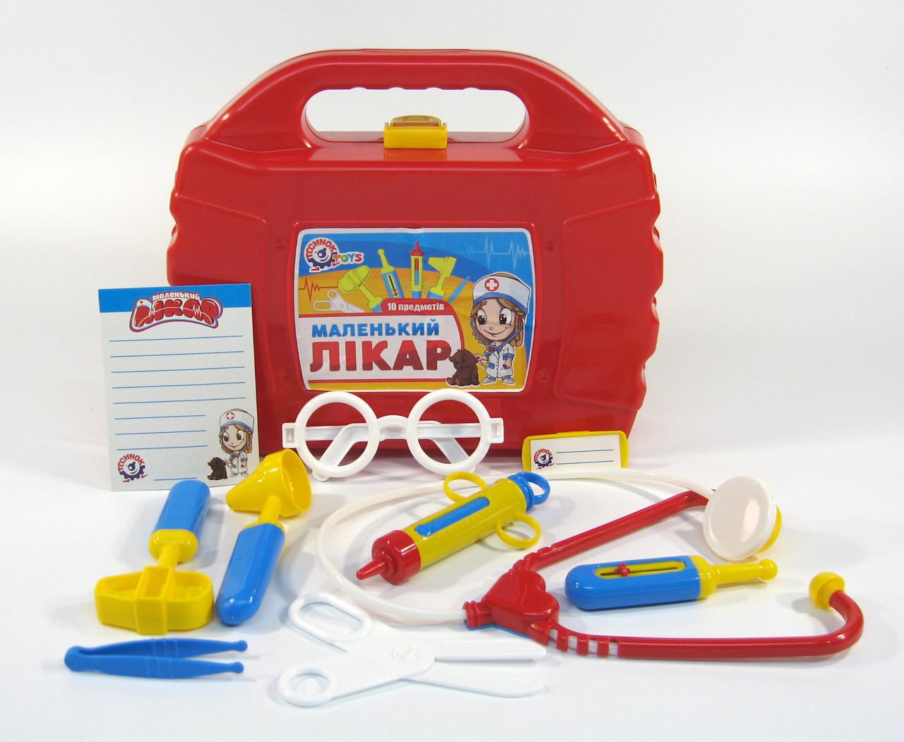 Детский игровой набор доктора ТехноК в чемодане 10 пр. - фото 2