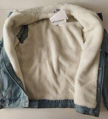 Куртка джинсова з хутром Glamorous M - фото 3 Куртка джинсова з хутром Glamorous M - фото 3