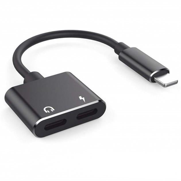 Кабель Alitek 2в1 для наушников и зарядки Lightning (1134294658)