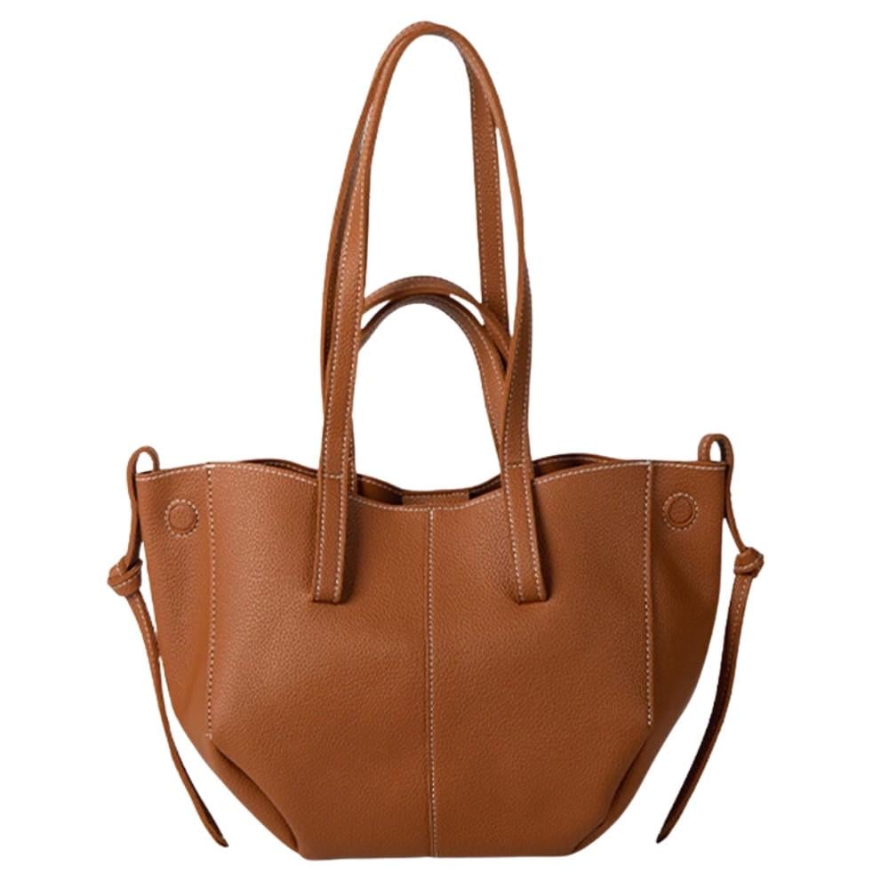 Жіноча сумка-тоут Lorian зі штучної шкіри на одне велике відділення Коричневий (LR 253225 BN)