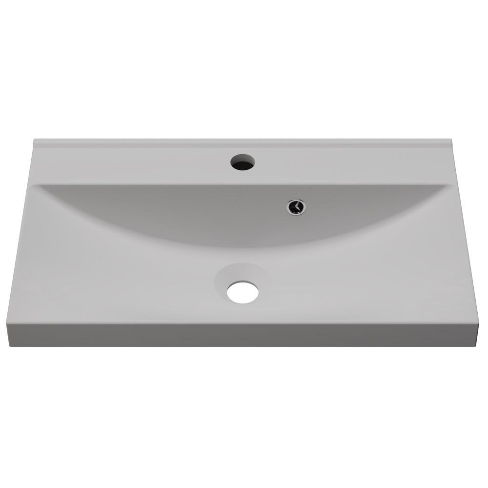 Раковина глянцевая врезная Amidicon Scif 60 600x350 мм из литого камня (AMD-SCIF_60_HL)