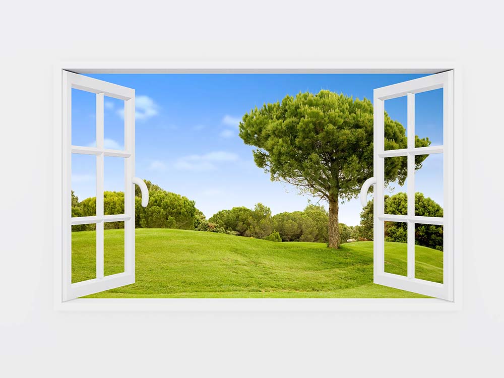 Фотообои WS Wallpaper Вид на парк 150x100 см (6057)