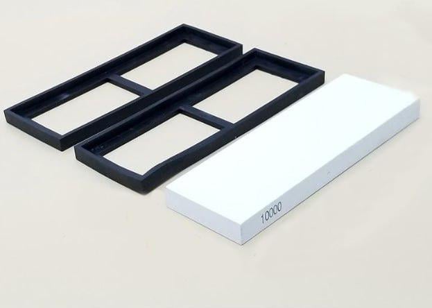 Точильний камінь водний одношаровий точила для ножів на гумовій підставці #10000 grit (240/10000)