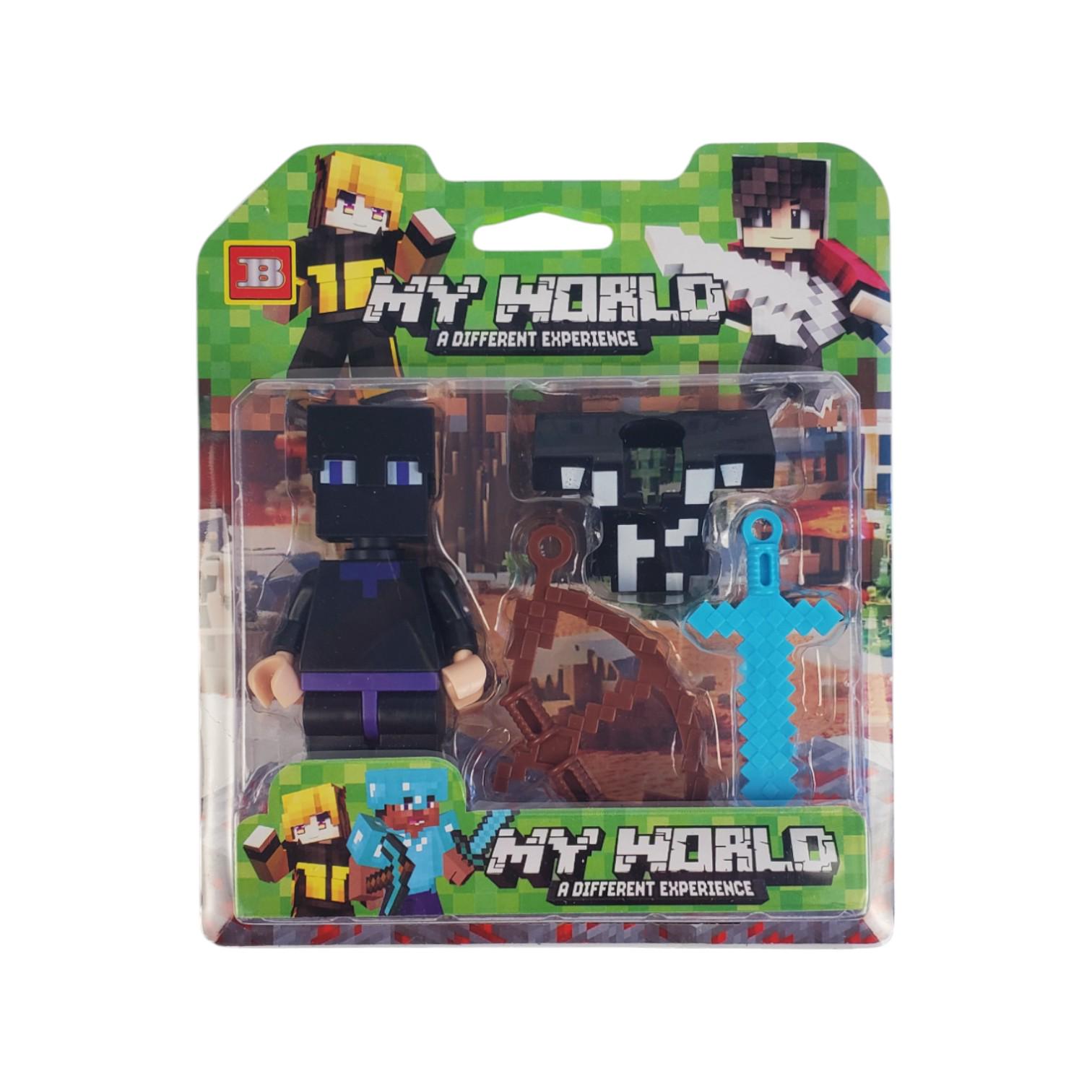 Фігурка Minecraft Ендермен з аксесуарами 8 см (WK202404) Фігурка Minecraft Ендермен з аксесуарами 8 см (WK202404)