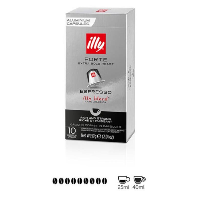 Набір кави в капсулах illy Espresso Forte 100 капсул - фото 2 Набір кави в капсулах illy Espresso Forte 100 капсул - фото 2