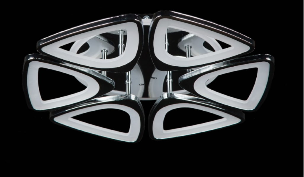 Світлодіодна люстра LK233/6 LED Chrome Білий/Хром (AN000066) Світлодіодна люстра LK233/6 LED Chrome Білий/Хром (AN000066)