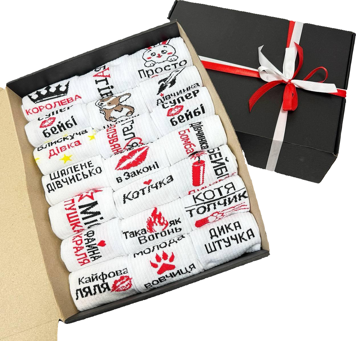 Набор носков женских подарочный 21 пара р. 36-41 (26945998) Набор носков женских подарочный 21 пара р. 36-41 (26945998)