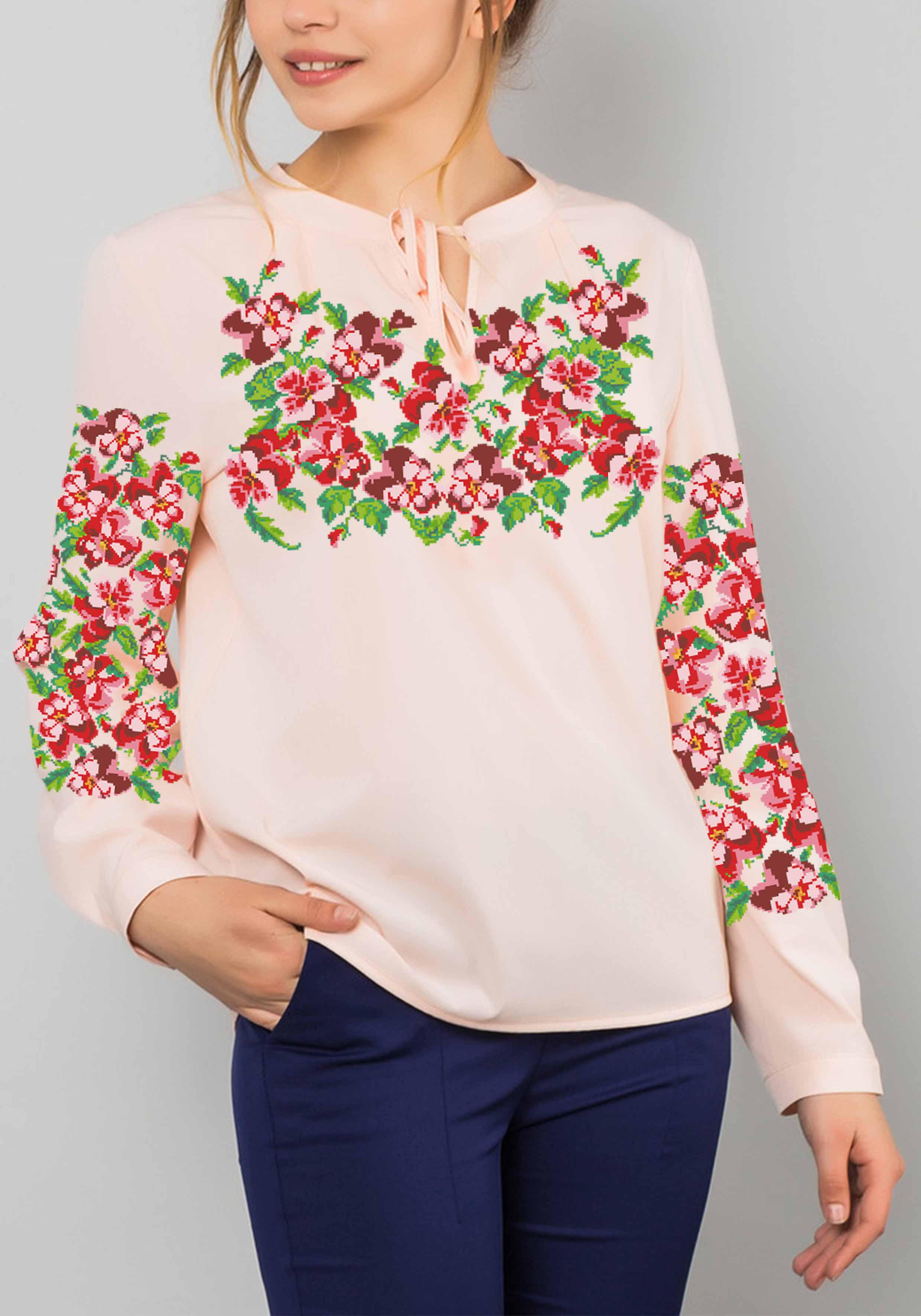 Заготовка для вишивки нитками/бісером габардин (СЖГ-170)