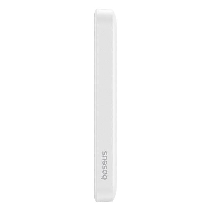 Повербанк BASEUS Magnetic Mini 5000mAh 20W с беспроводной зарядкой Qi 15W White (P10022107223-00) - фото 4