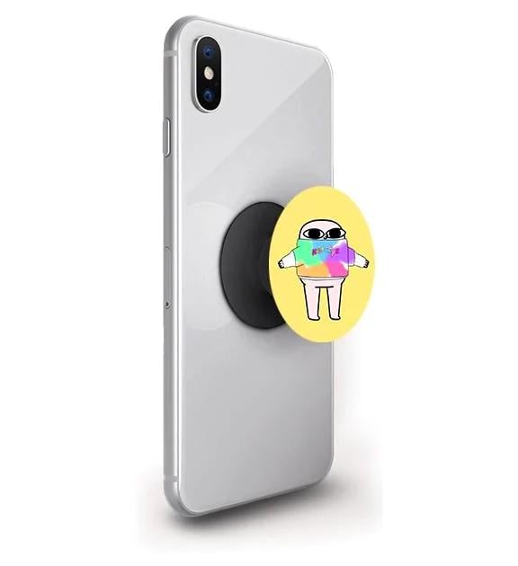 Попсокет для телефона PopSockets Мультик №23 Черный (pop330)