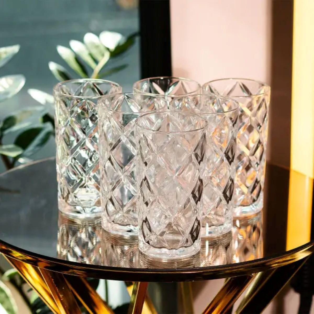 Набор стаканов HP1607 6 шт. 400 мл Прозрачный (A-032738) - фото 2 Набор стаканов HP1607 6 шт. 400 мл Прозрачный (A-032738) - фото 2