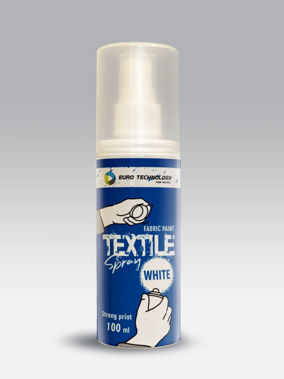 Спрей-краска для ткани 100 мл White - фото 1 Спрей-краска для ткани 100 мл White - фото 1