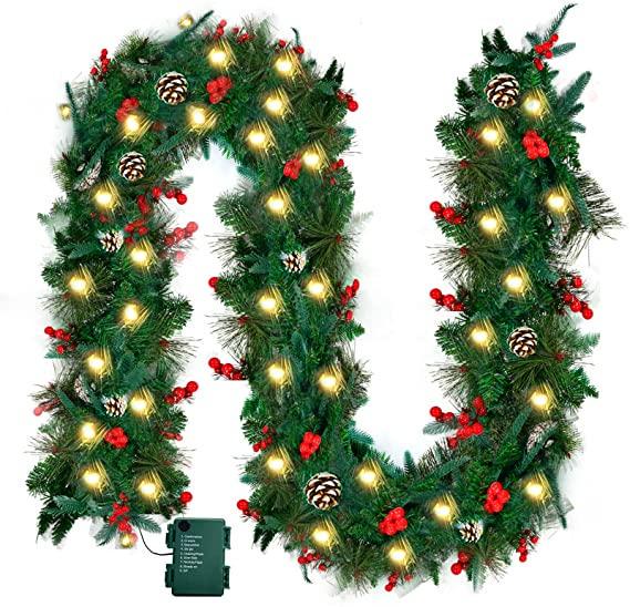 Рождественская уличная гирлянда с подсветкой 80 LED 2,7 м (1602542162)