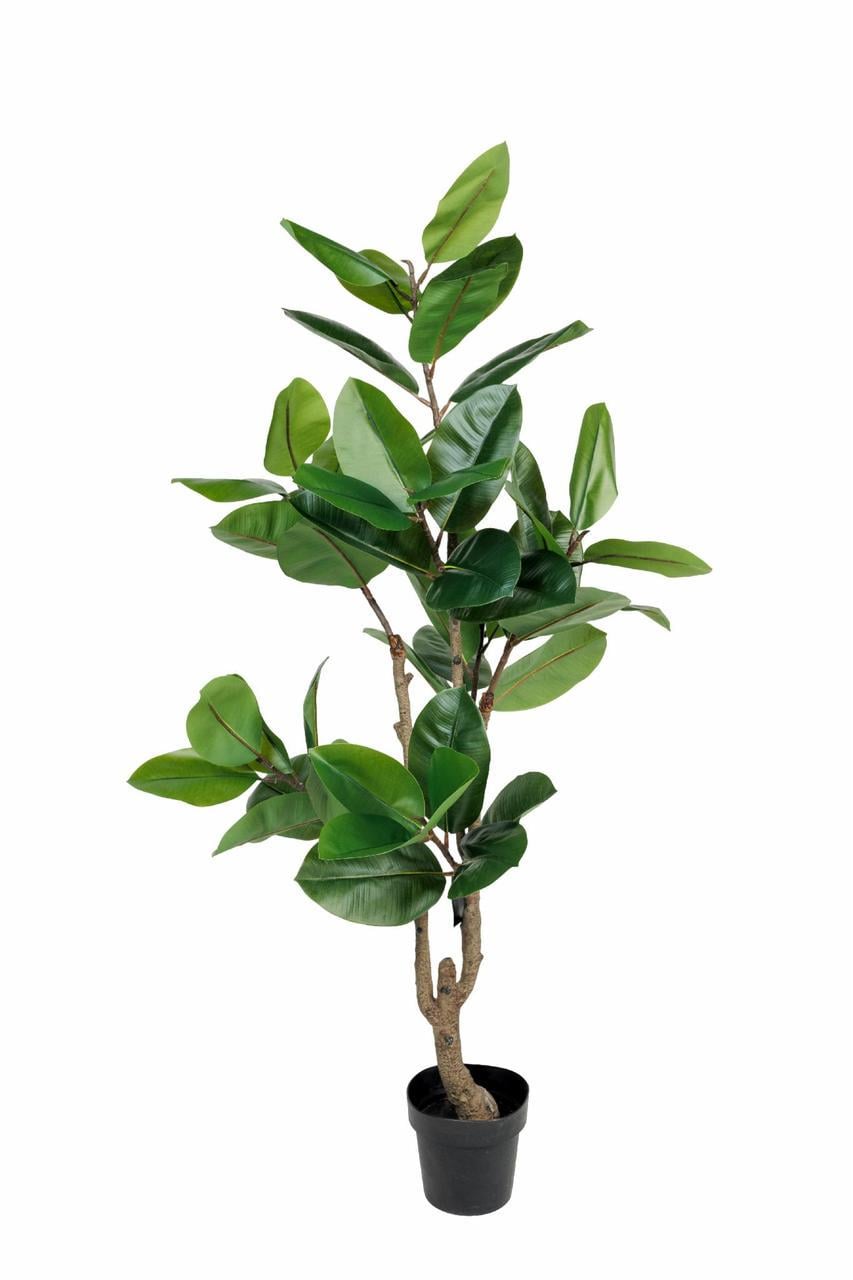 Искусственное растение Greenflowers Фикус Каучуковый цветок тропическое растение для офиса сада дома 150 см